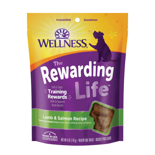 Wellness Rewarding Life Soft & Chewy Lamb & Salmon Dog Treats
