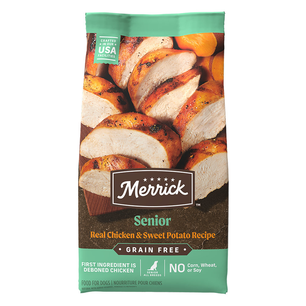 Grain-Free Senior Dog Food with Deboned Chicken, Fruits & Vegetables