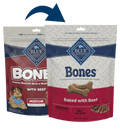 BLUE Bones Oven-Baked Dog Treats with Real Beef
