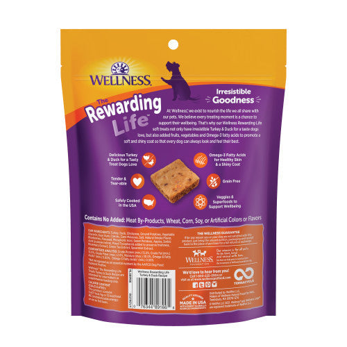 Soft Turkey & Duck Dog Treats with Fruits and Vegetables