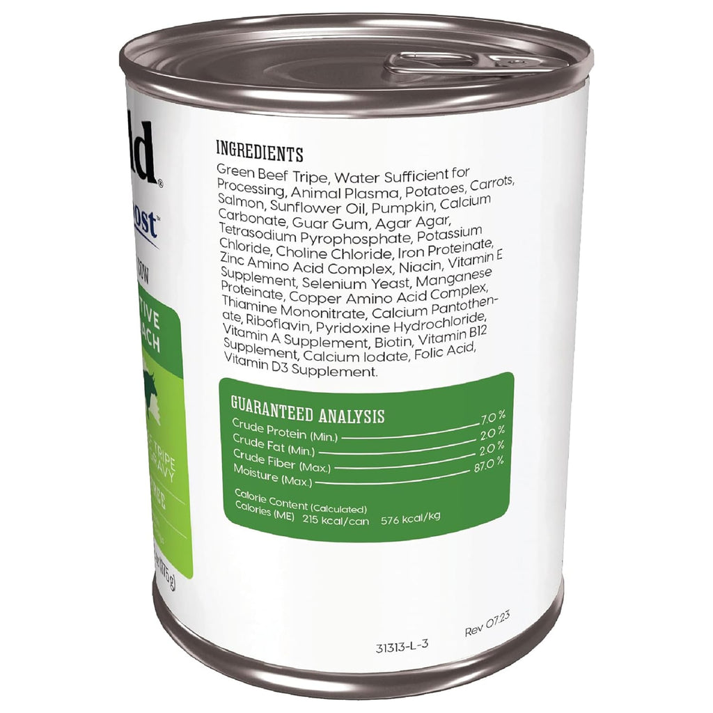 Green Beef Tripe Dog Food with Salmon & Pumpkin