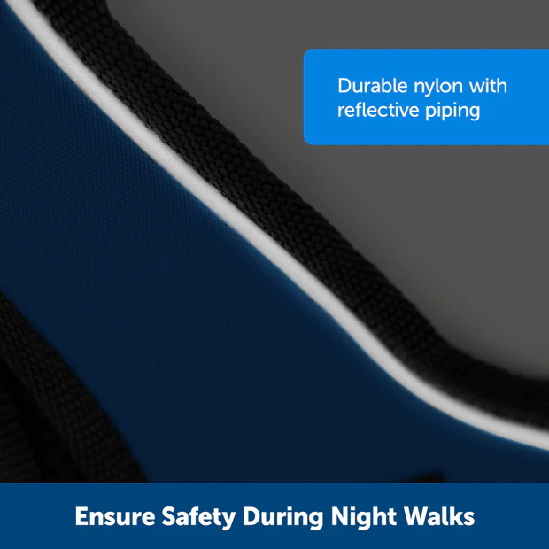 EasySport Dog Harness with Padded Comfort and Reflective Trim