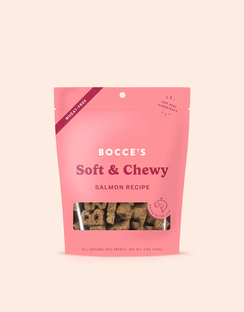 Wheat-Free Salmon & Sweet Potato Dog Treats, 6 oz