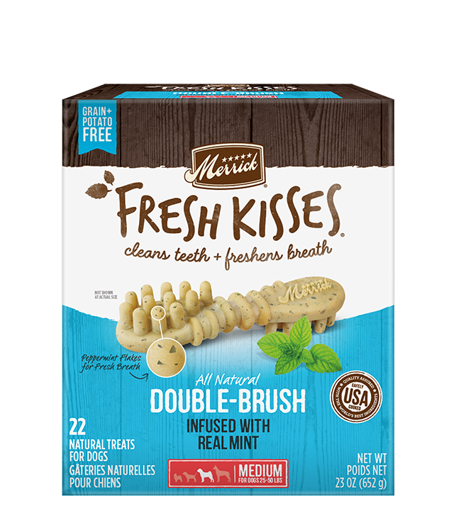 Dental Chews for Medium Dogs with Peppermint, 10 Ingredients
