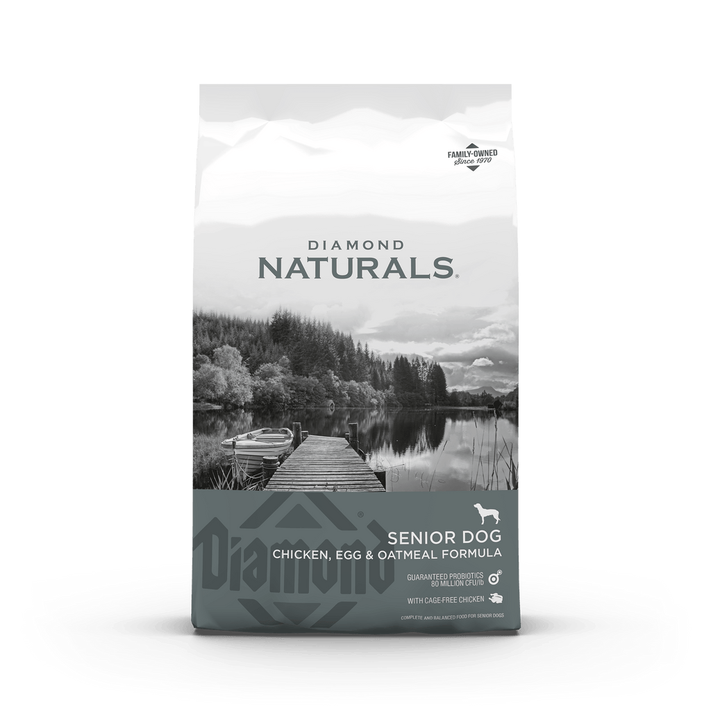 Senior Dog Dry Food with Chicken, Grains & Superfoods