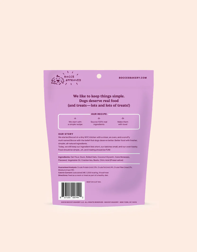 Duck & Oat Wheat-Free Dog Treats, 6 oz