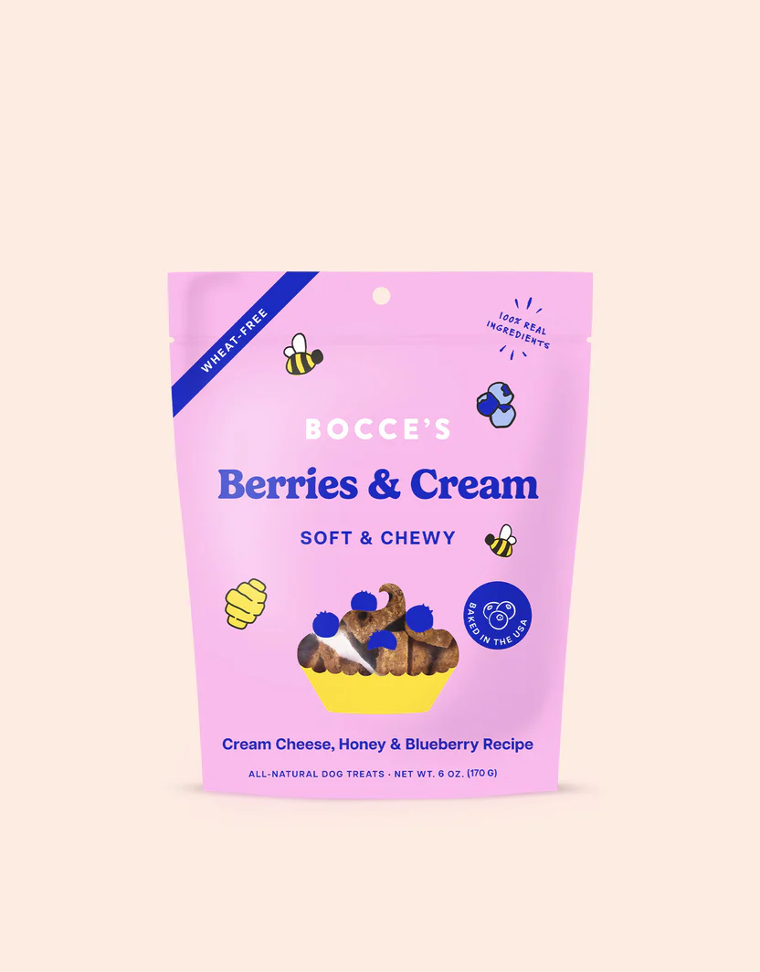 Wheat-Free Dog Treats with Blueberries & Cream Cheese, 6 oz