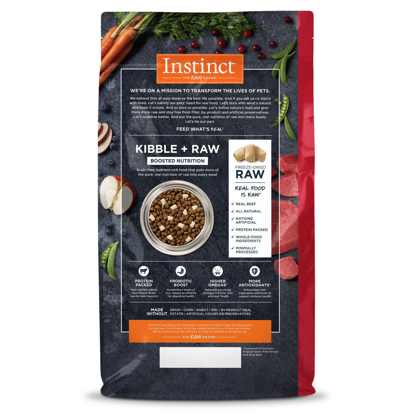 Grain-Free Beef & Freeze-Dried Raw Bites Dog Food
