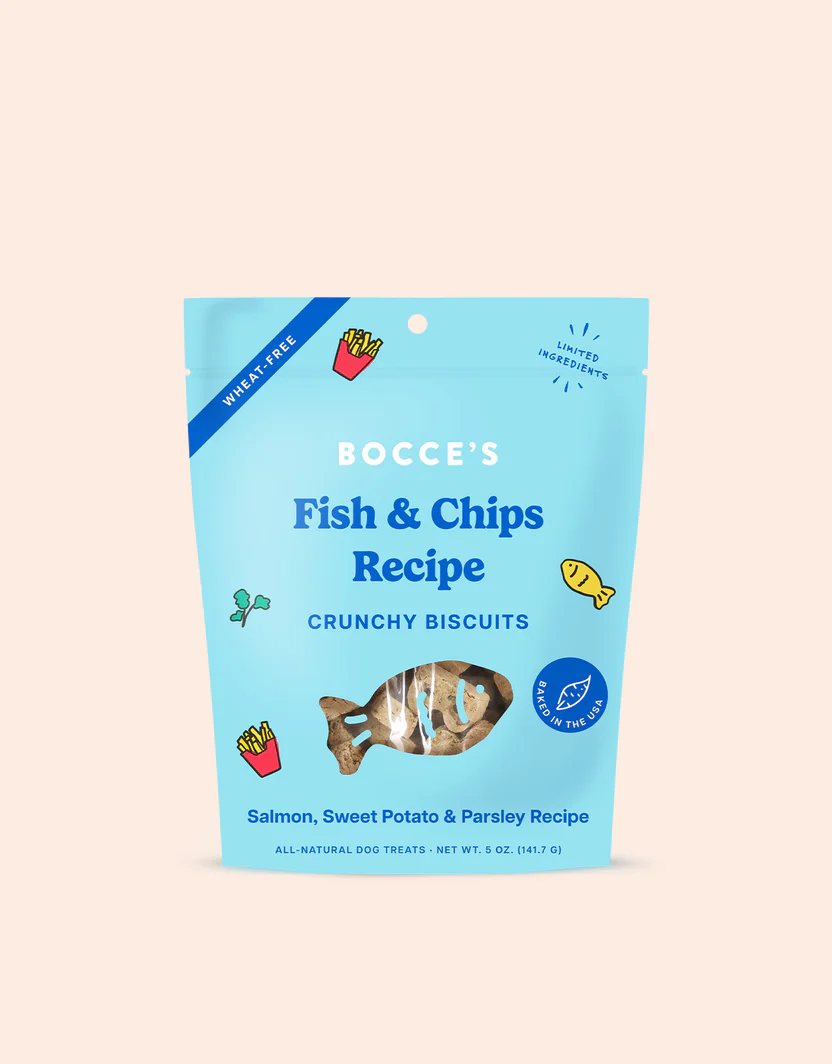 Wheat-Free Salmon & Sweet Potato Dog Treats, 5 oz
