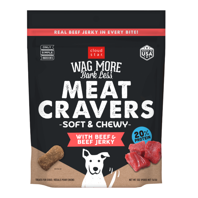 Soft Chewy Beef Jerky Dog Treats – Protein-Rich, Made in USA
