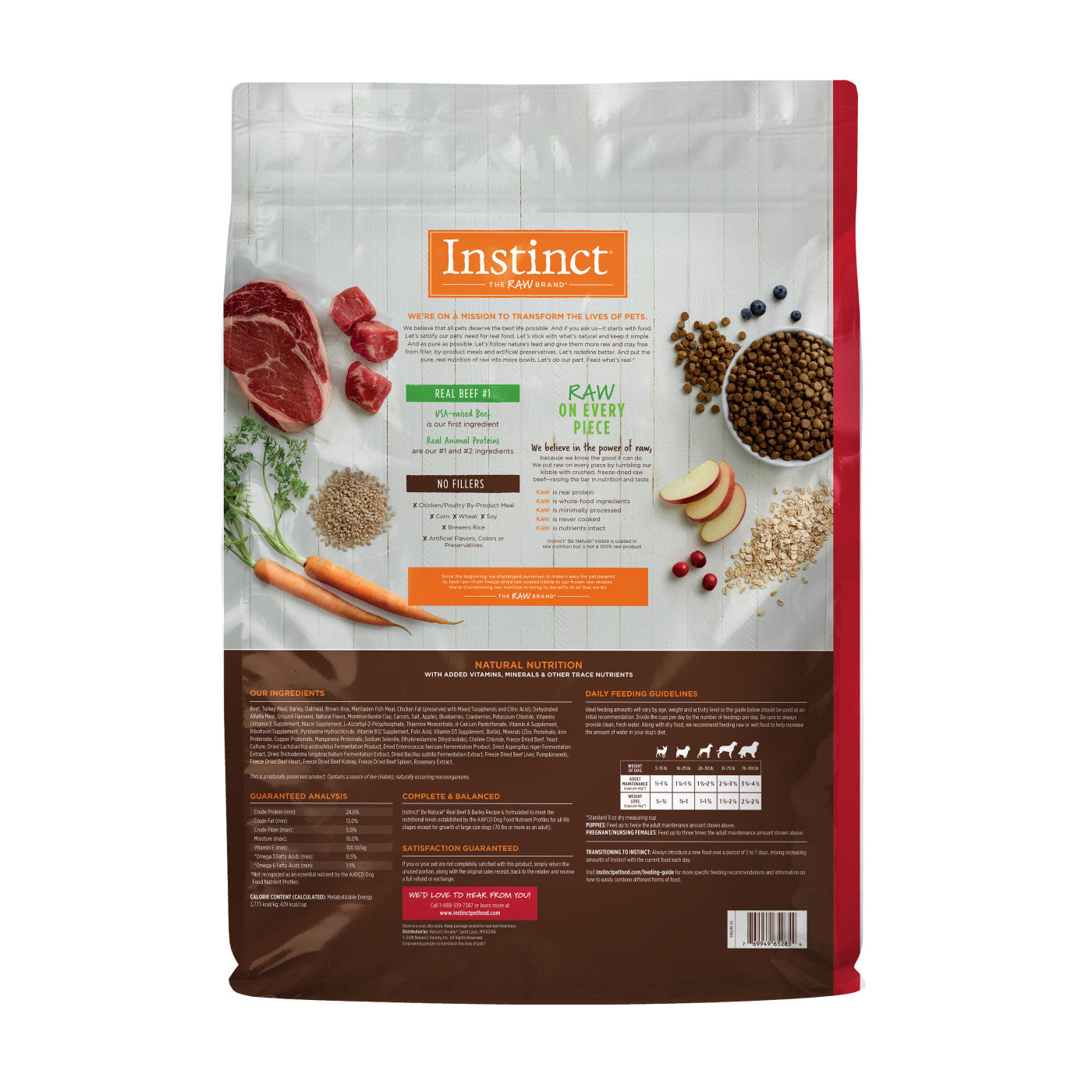 Beef & Whole Grain Dog Food with Freeze-Dried Raw Pieces