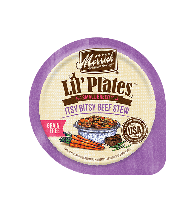 Grain-Free Small Dog Wet Food with Real Beef & Vegetables