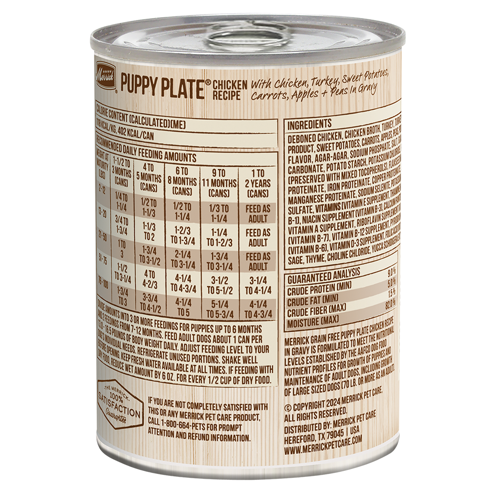 Grain-Free Chicken & Vegetable Wet Puppy Food in Gravy