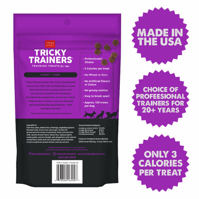Soft Liver Training Treats for Dogs, Low Calorie, Wheat-Free