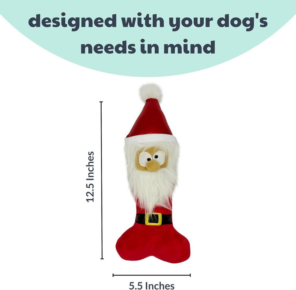Plush Dog Toy with Squeaker, Soft and Durable, Two Sizes