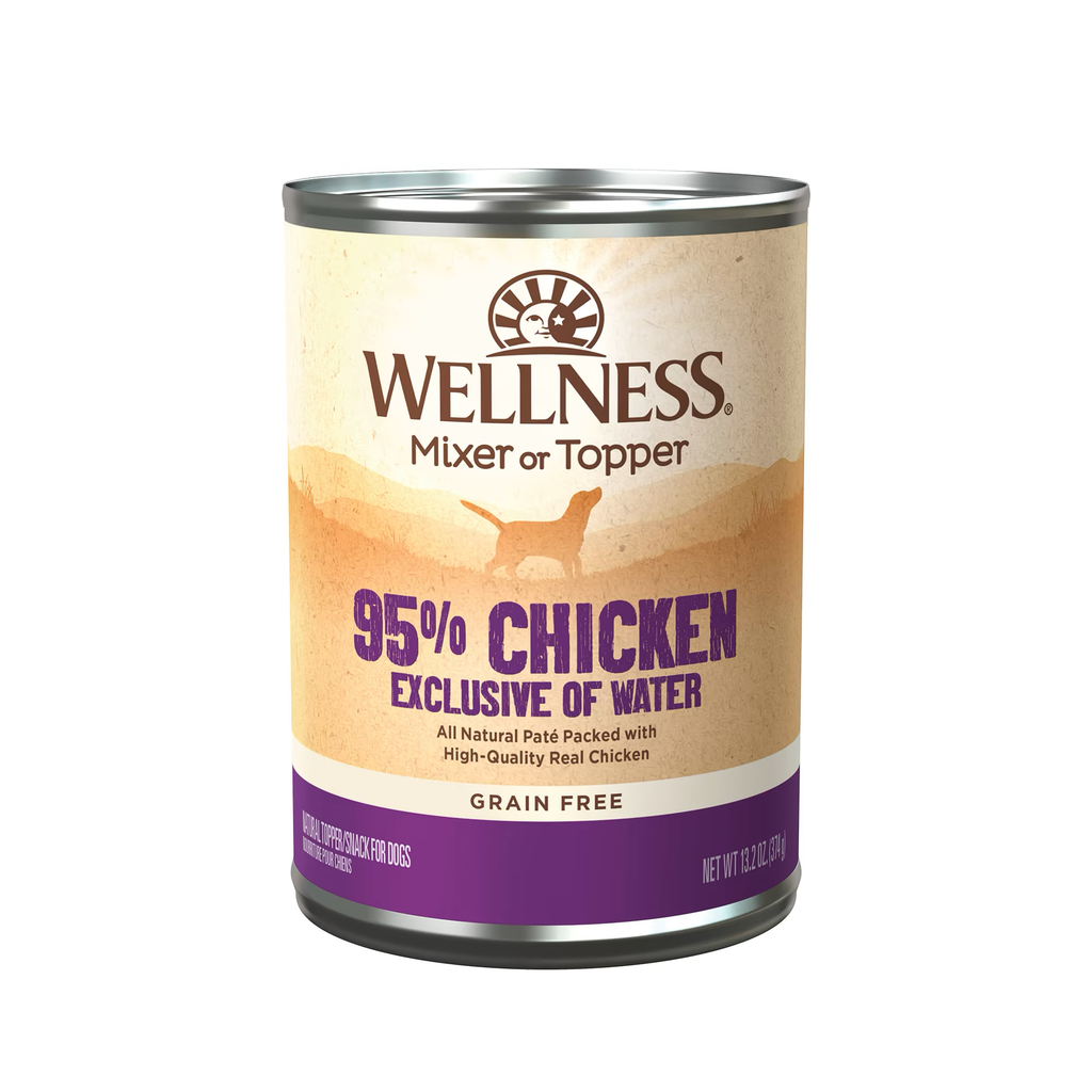 Wellness Grain Free 95% Chicken Wet Canned Dog Food