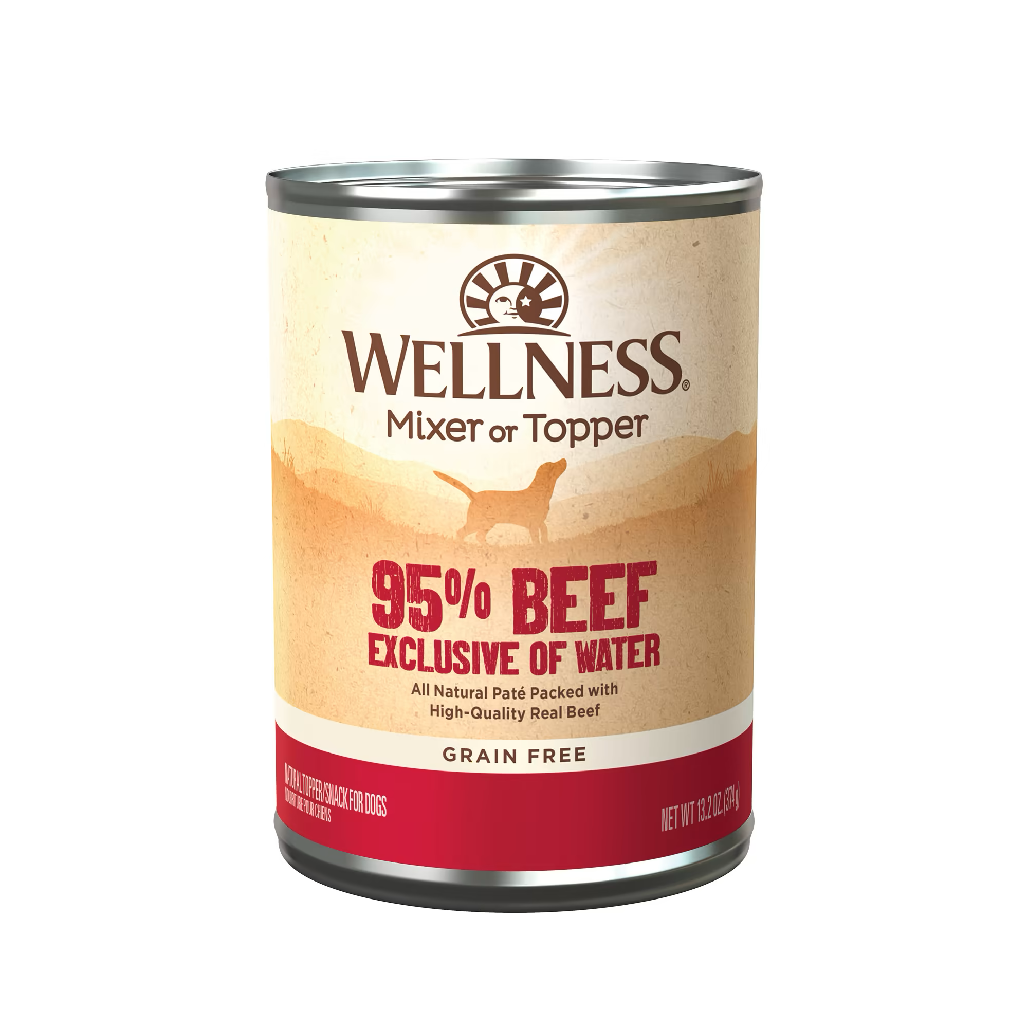Wellness Grain Free 95% Beef Wet Canned Dog Food