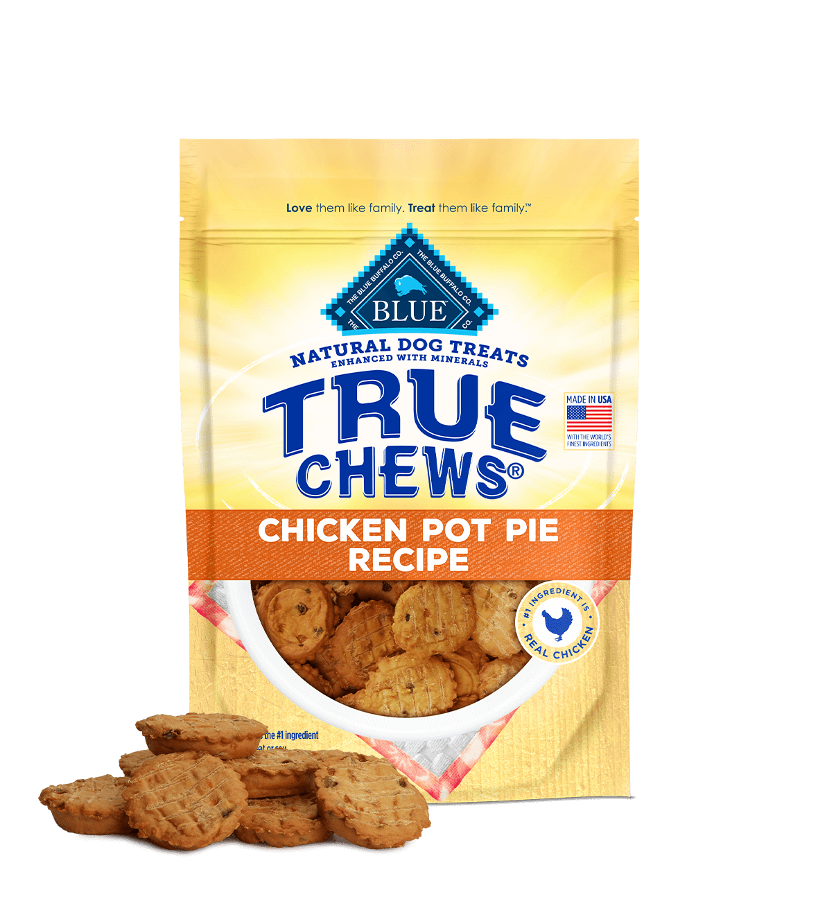 Chicken & Vegetable Dog Treats with Simple Ingredients