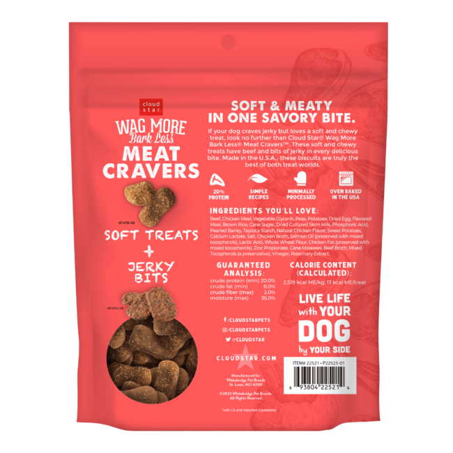 Soft Chewy Beef Jerky Dog Treats – Protein-Rich, Made in USA