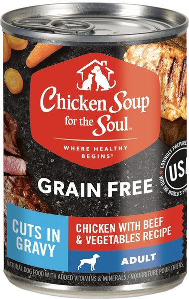 Grain-Free Chicken & Beef Pate Canned Dog Food