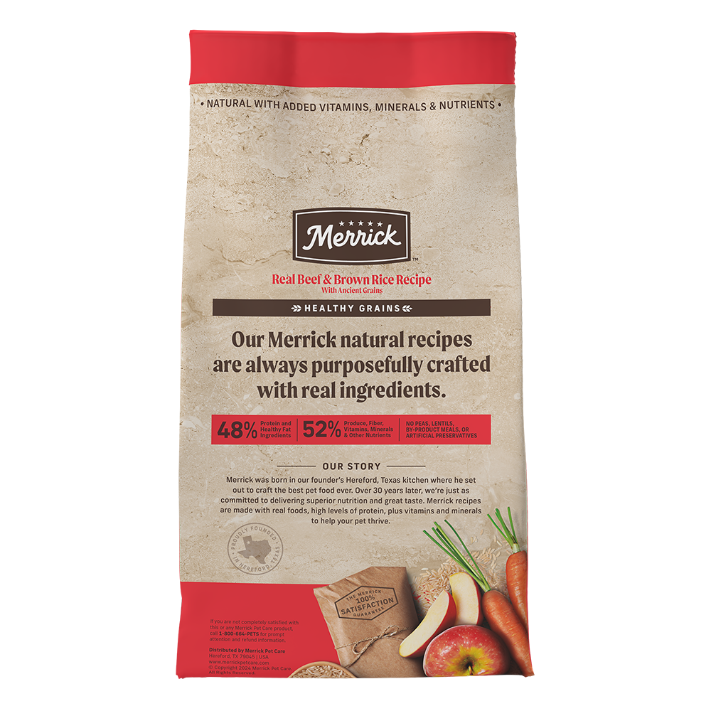 Deboned Beef & Whole Grains Adult Dog Food with Vegetables