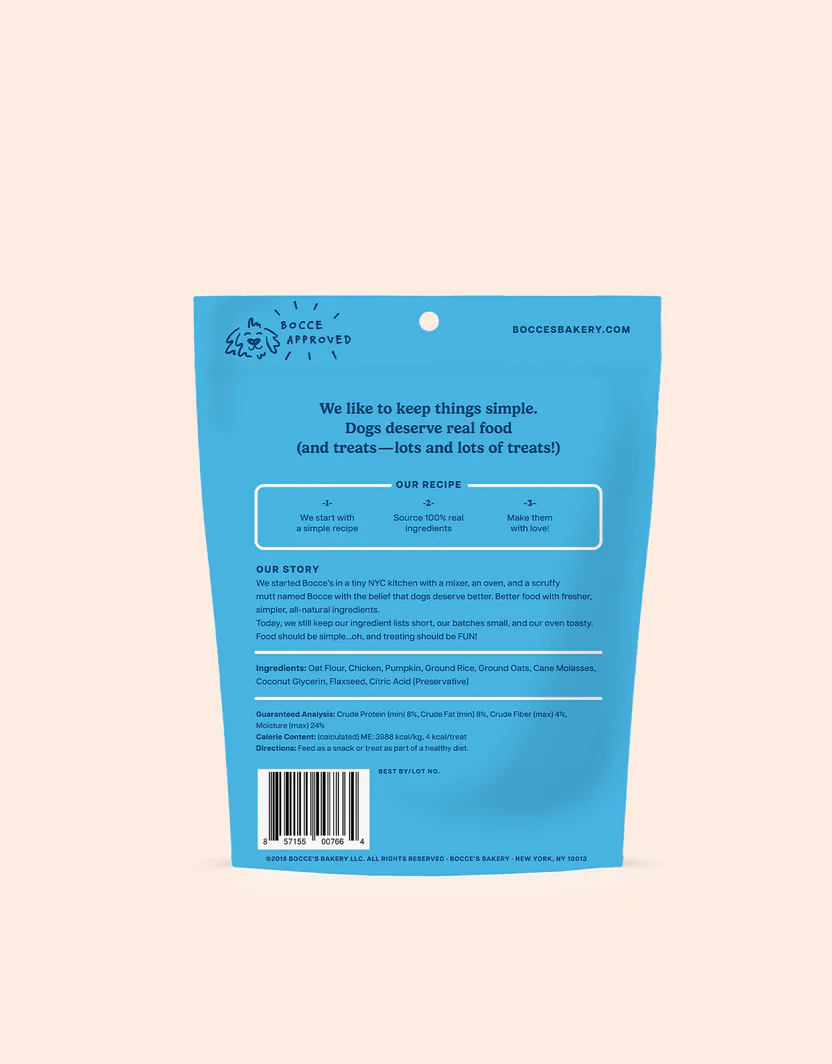 Wheat-Free Peanut Butter & Bacon Dog Treats, 6 oz