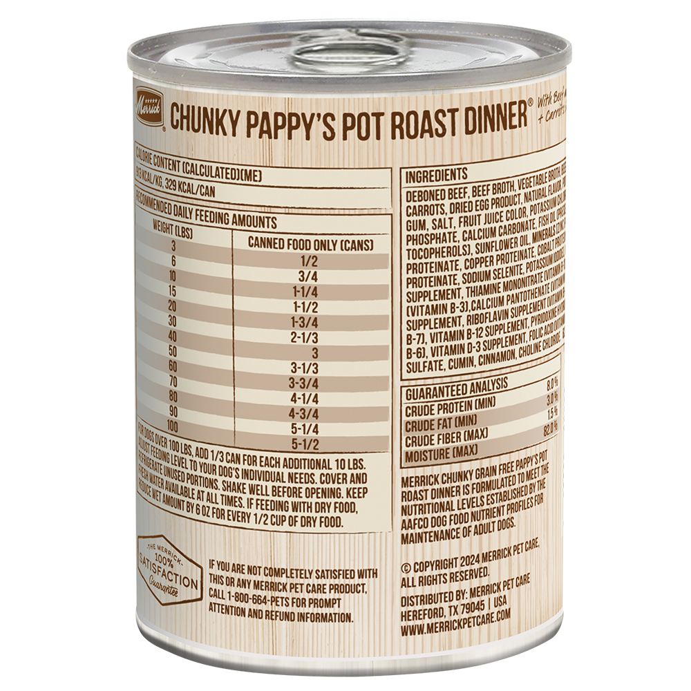 Beef & Vegetable Wet Dog Food in Savory Gravy