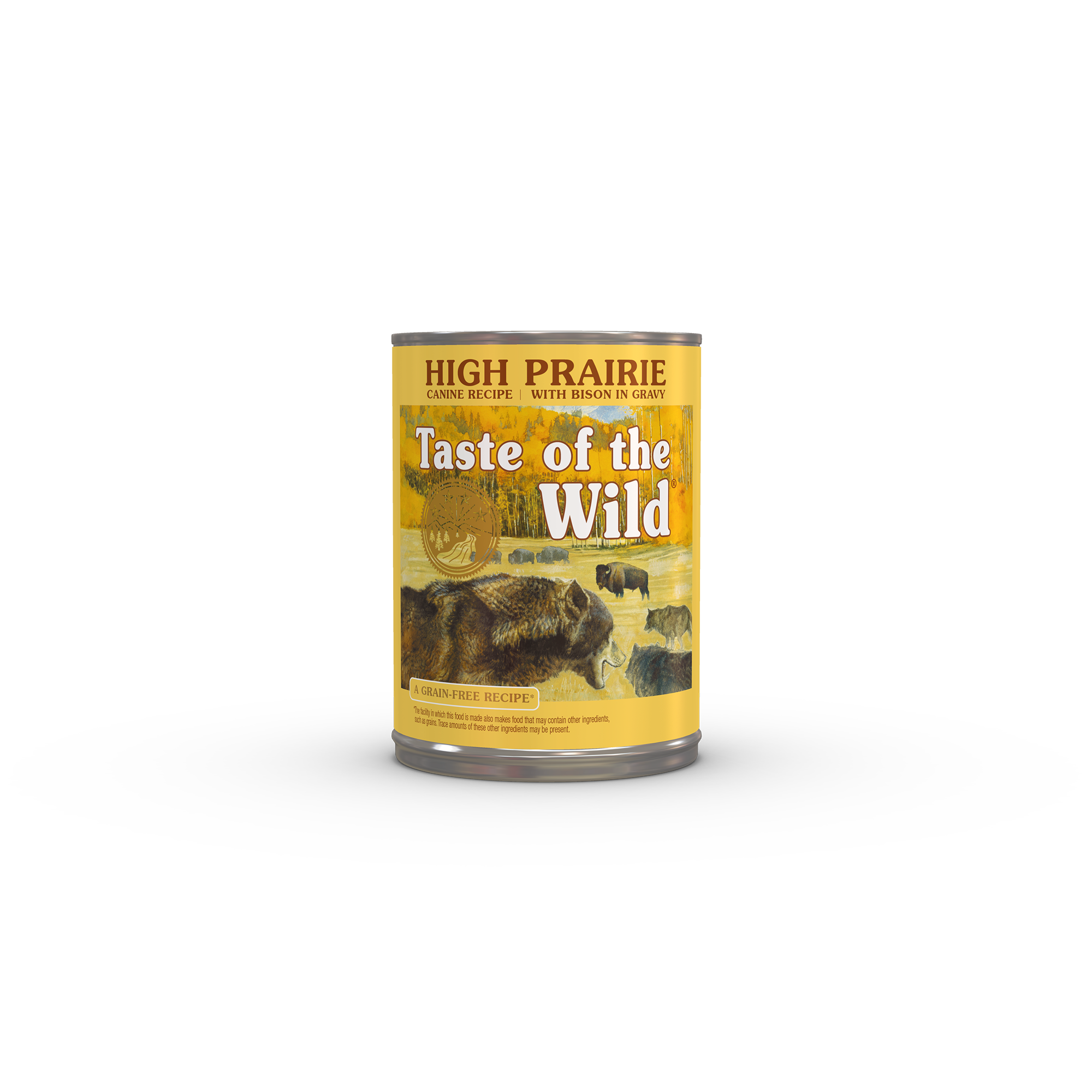 High Prairie Canine Wet Dog Food with Bison in Gravy