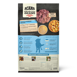Duck & Whole Grains Dry Dog Food with Probiotics and Pumpkin