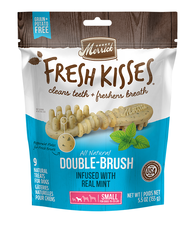 Dental Chews for Medium Dogs with Peppermint, 25–50 lbs