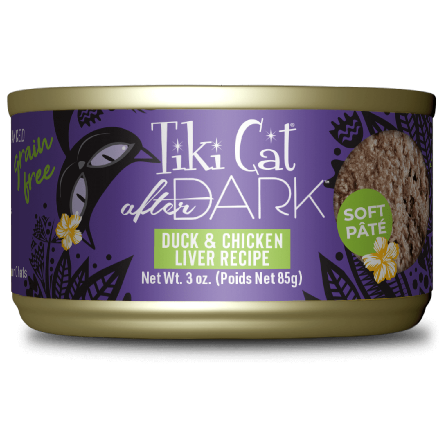 Duck Pâté High-Protein Grain-Free Canned Cat Food for Adults