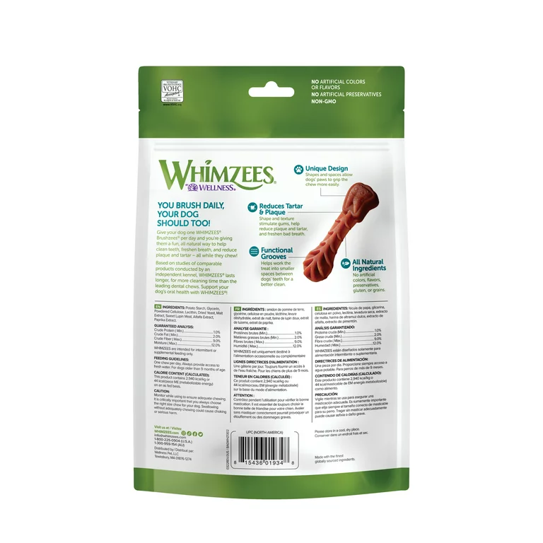 Vegetarian Dental Chews for Dogs with Food Sensitivities