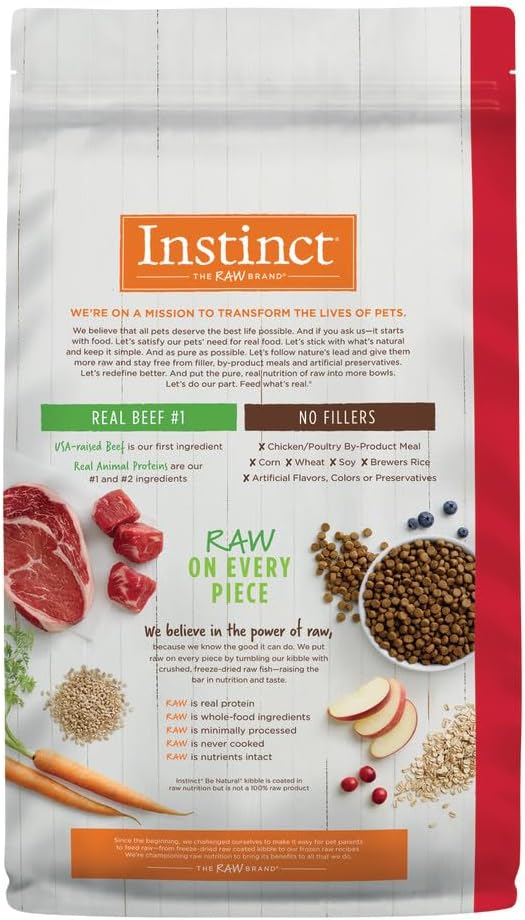 Beef & Whole Grains Dog Food with Freeze-Dried Raw Coating