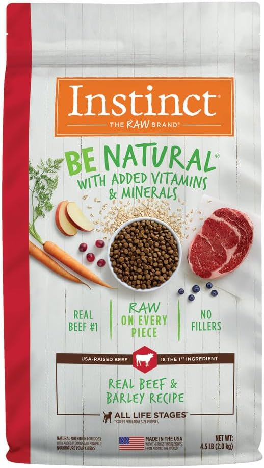 Beef & Whole Grains Dog Food with Freeze-Dried Raw Coating