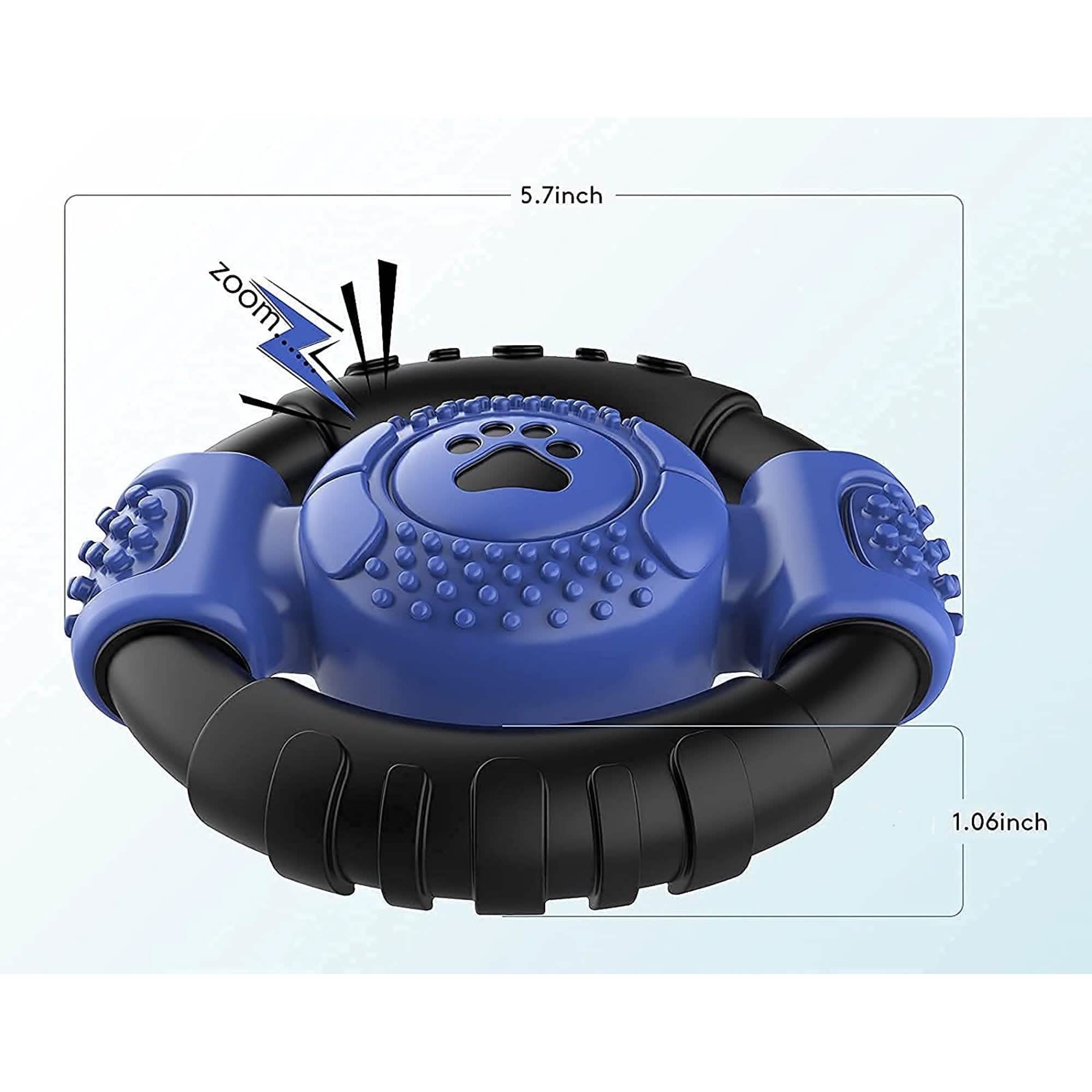 Interactive Squeaky Chew Toy for Medium & Large Dogs, Milk Flavor