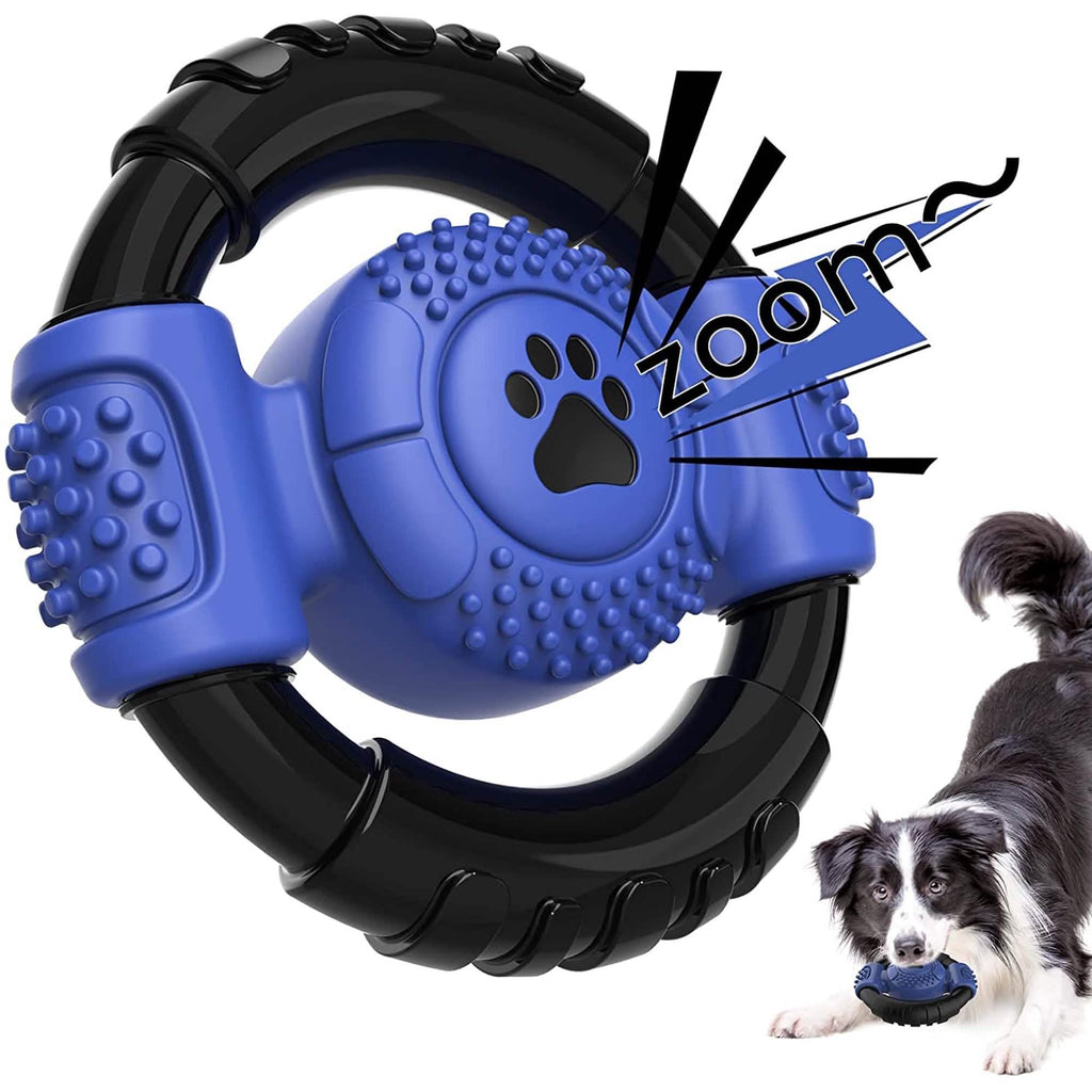 Interactive Squeaky Chew Toy for Medium & Large Dogs, Milk Flavor