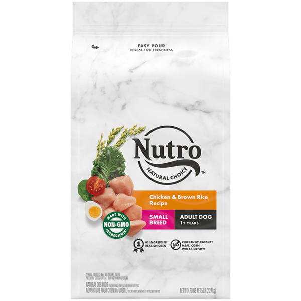 NUTRO Small Breed Adult Dog Food, Chicken & Brown Rice Recipe