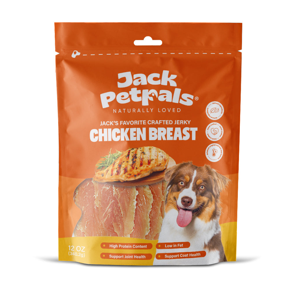 Jack’s Favorite Chicken Breast Jerky Dog Treats, 12 oz