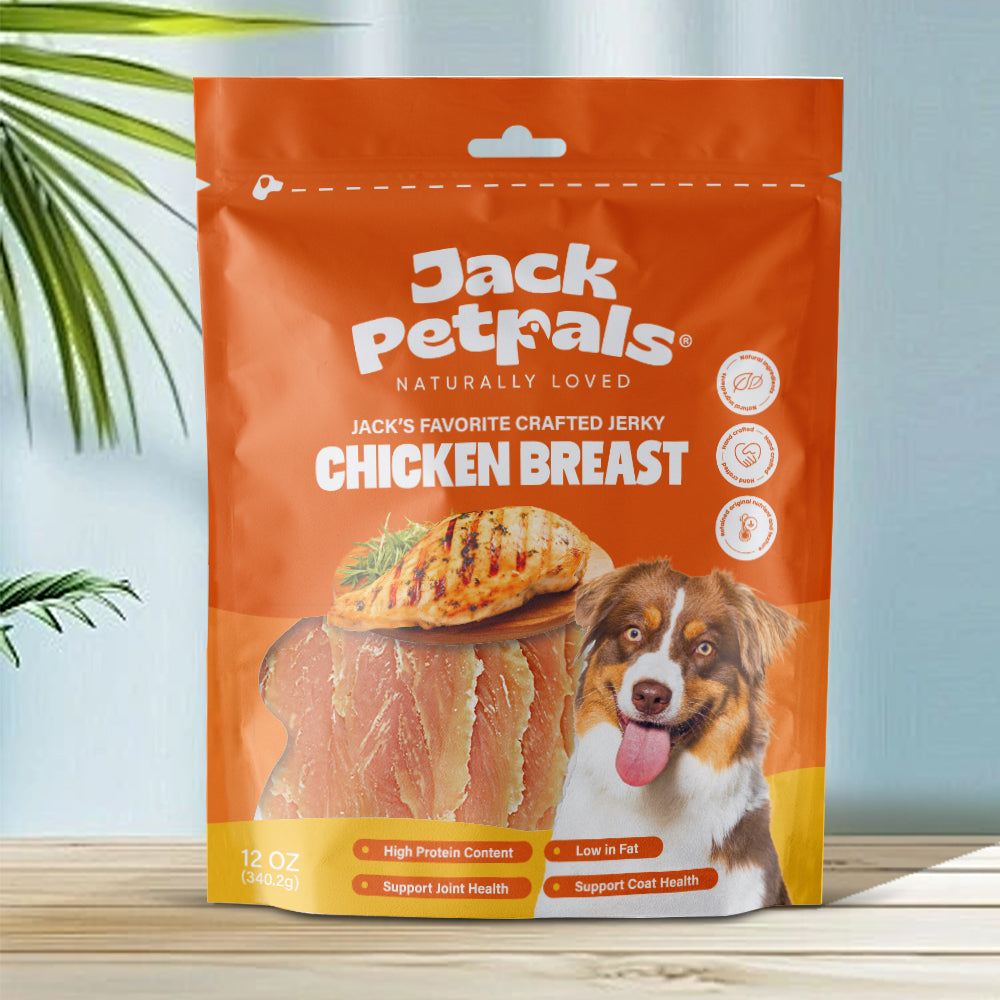 Jack’s Favorite Chicken Breast Jerky Dog Treats, 12 oz