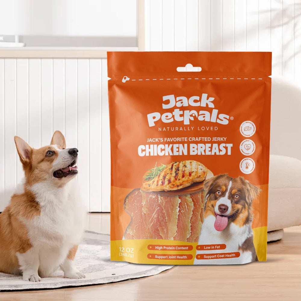Jack’s Favorite Chicken Breast Jerky Dog Treats, 12 oz