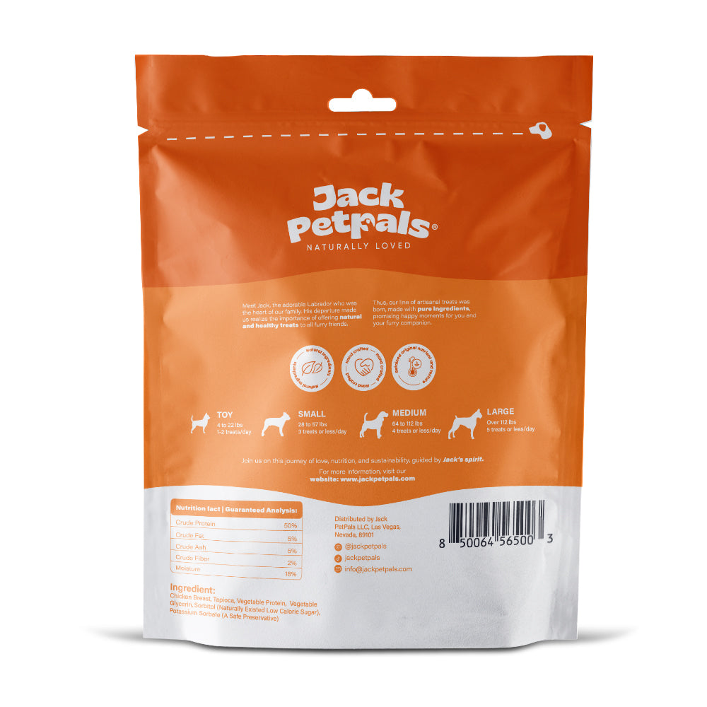 Jack’s Favorite Chicken Breast Jerky Dog Treats, 12 oz