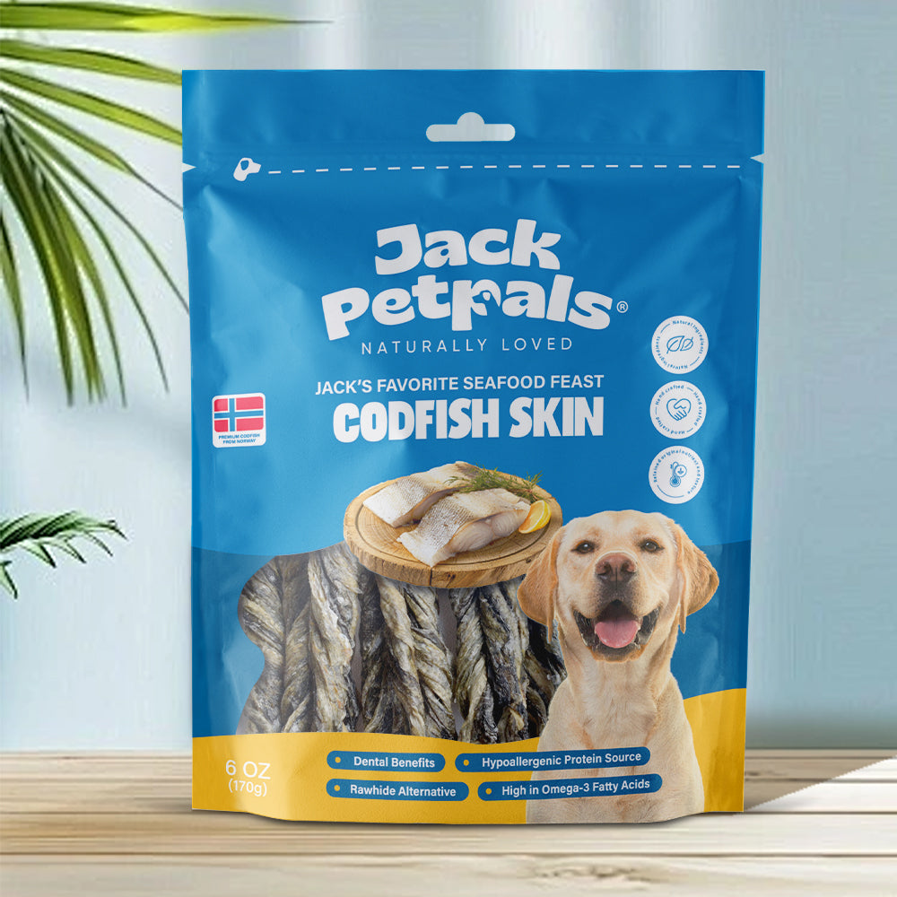 Codfish Skin Dog Chew – Single Ingredient, Grain-Free Treat