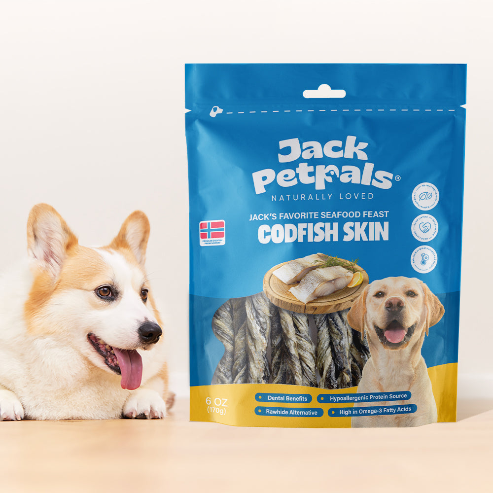 Codfish Skin Dog Chew – Single Ingredient, Grain-Free Treat