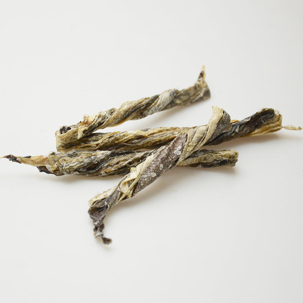 Codfish Skin Dog Chew – Single Ingredient, Grain-Free Treat