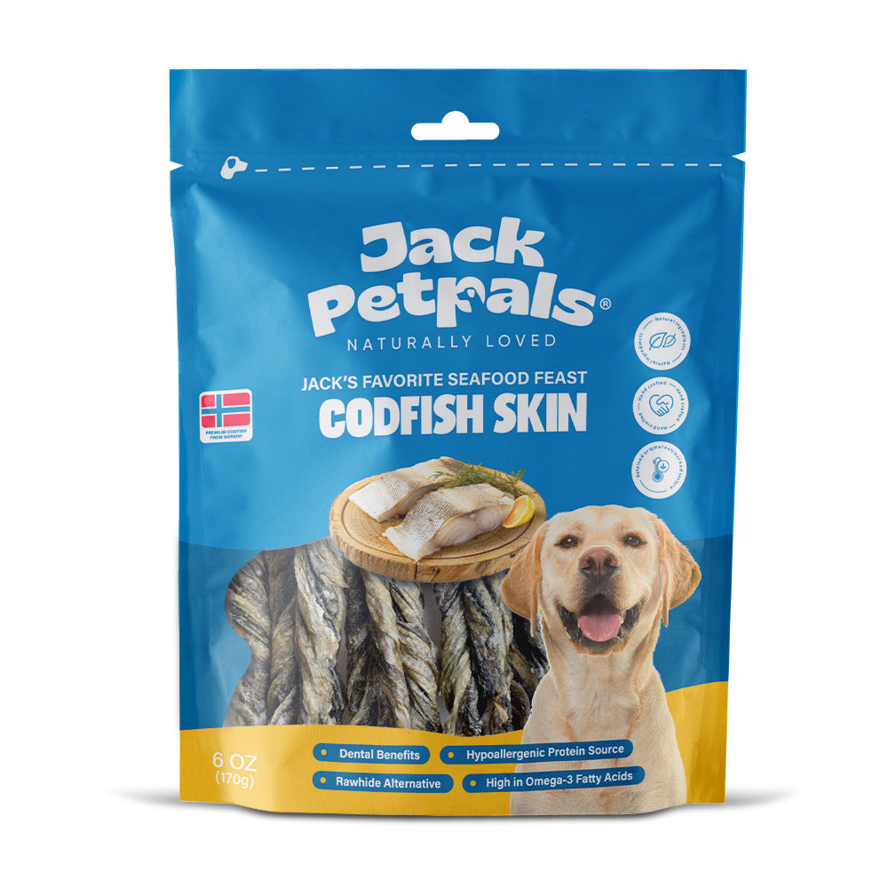 Codfish Skin Dog Chew – Single Ingredient, Grain-Free Treat
