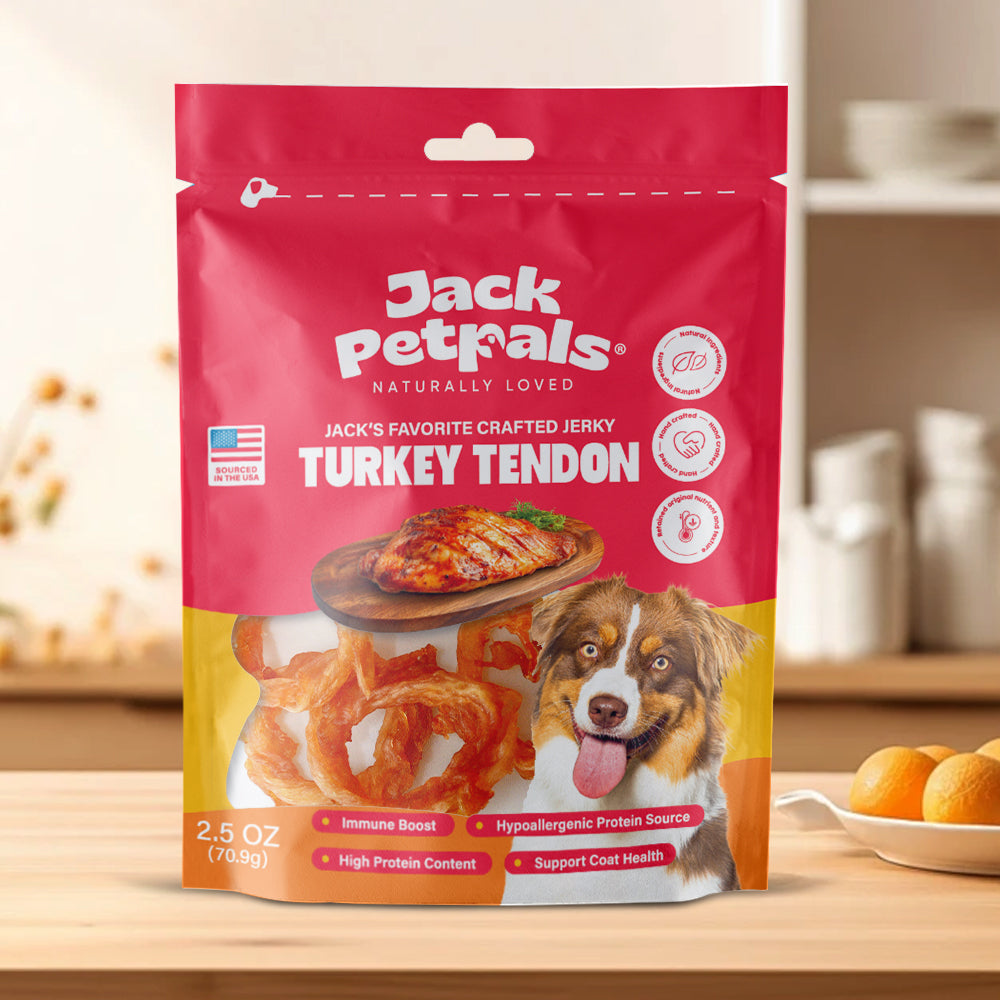 Jack’s Favorite Turkey Tendon Jerky Dog Treats 2.5 oz