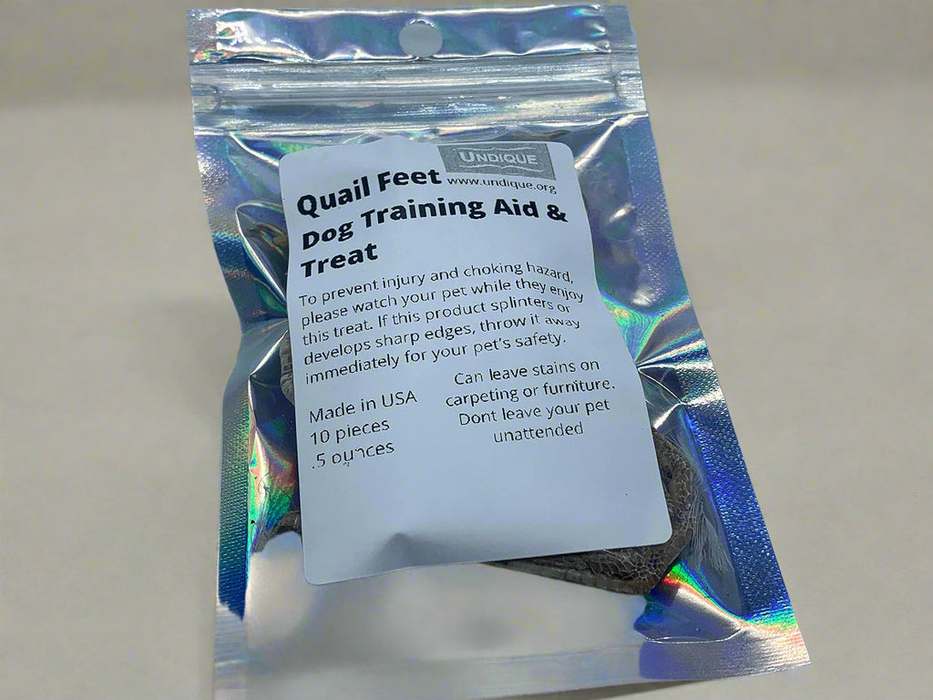 Quail Feet Dog Training Aid & Natural Treat