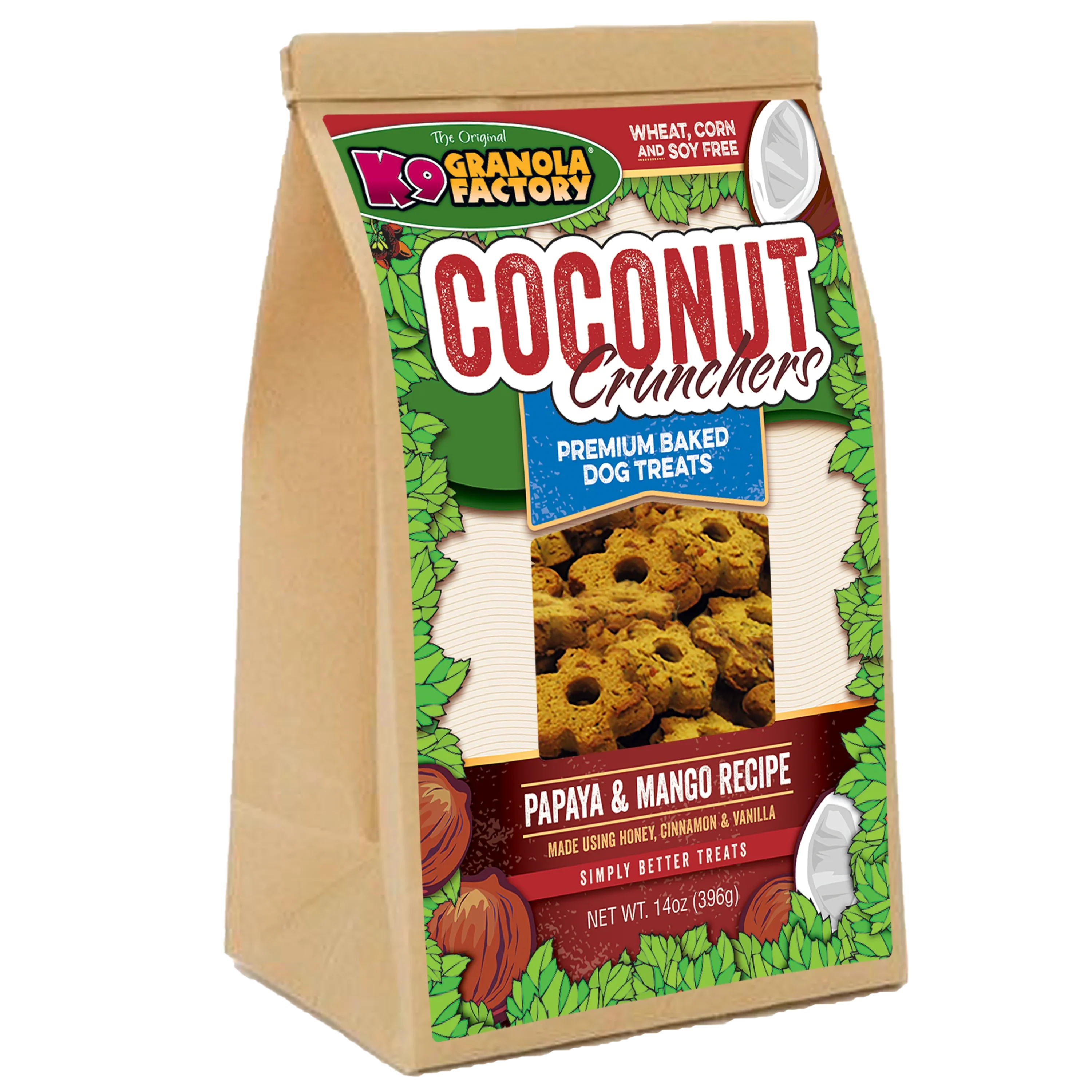 Coconut Crunchers Tropical Banana Dog Treats