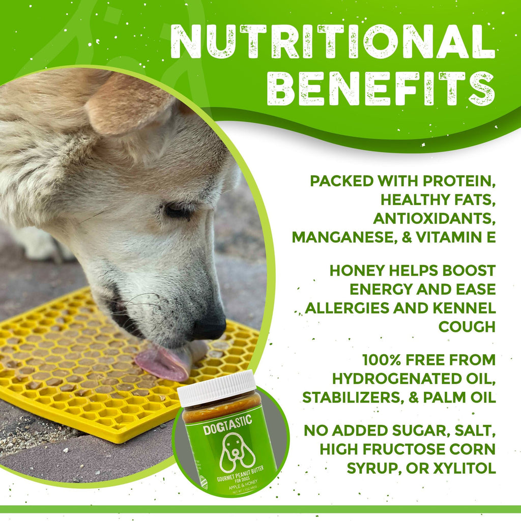 Dog Peanut Butter with Flax Seed, Xylitol-Free, 17.7 oz