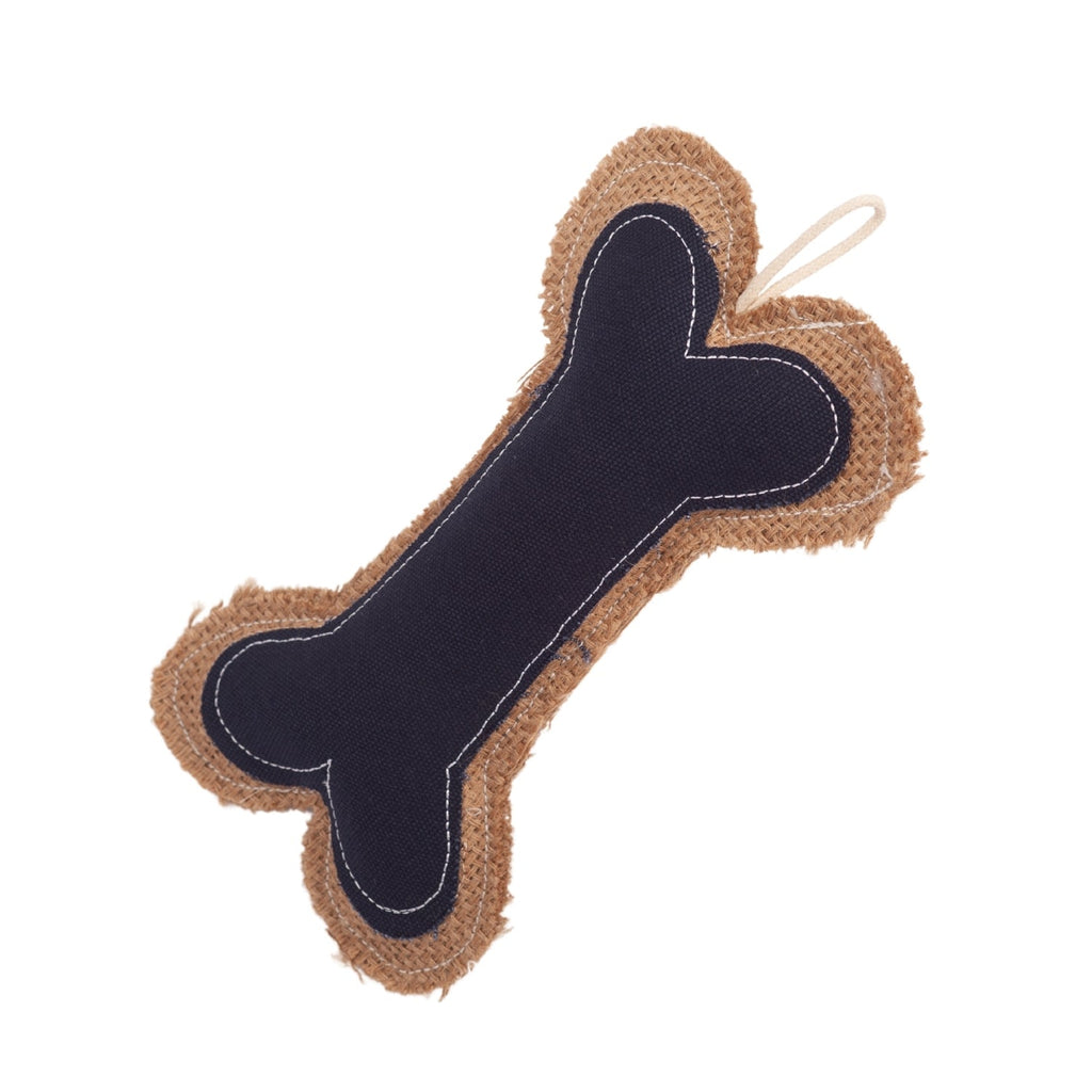 Jean Leather and Jute Chew Toy for Small to Medium Dogs